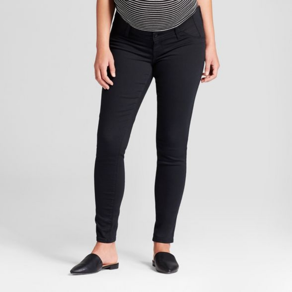 Inset Panel Skinny Maternity Jeans